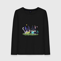 Женский лонгслив Котики Сайно и Тигнари