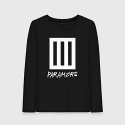 Женский лонгслив Paramore логотип