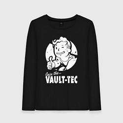 Женский лонгслив Vault boy - join the vault tec