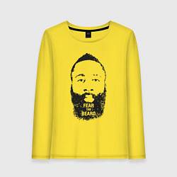 Лонгслив хлопковый женский Harden beard, цвет: желтый