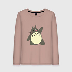 Женский лонгслив Hello Totoro