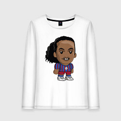 Женский лонгслив Ronaldinho Barcelona