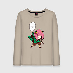 Женский лонгслив Peanut breathing