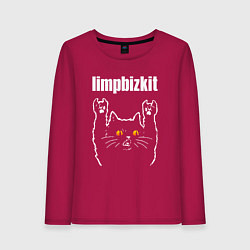 Женский лонгслив Limp Bizkit rock cat
