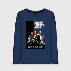 Женский лонгслив Майкл, Франклин, Тревор из GTA