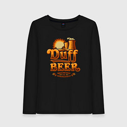 Женский лонгслив Duff beer brewing