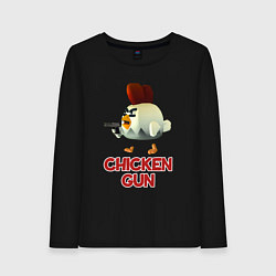 Женский лонгслив Chicken Gun chick