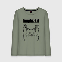 Женский лонгслив Limp Bizkit - rock cat