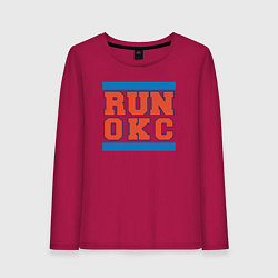 Женский лонгслив Run Oklahoma City Thunder