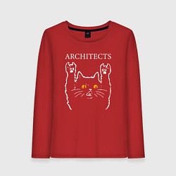 Женский лонгслив Architects rock cat