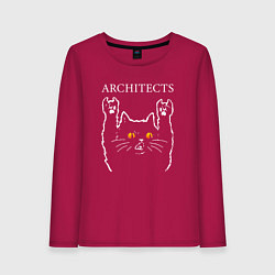 Женский лонгслив Architects rock cat