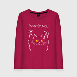 Женский лонгслив Evanescence rock cat