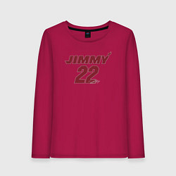 Лонгслив хлопковый женский Jimmy 22, цвет: маджента