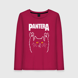 Женский лонгслив Pantera rock cat