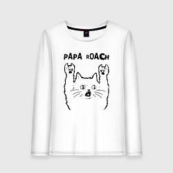 Женский лонгслив Papa Roach - rock cat