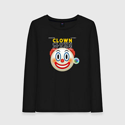 Женский лонгслив Litterly Clown