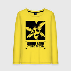Лонгслив хлопковый женский LP Hybrid Theory, цвет: желтый