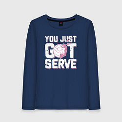 Женский лонгслив Just got serve