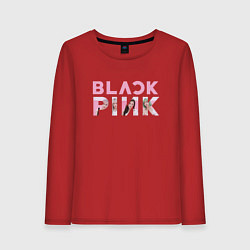 Женский лонгслив Blackpink logo Jisoo Lisa Jennie Rose