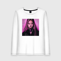 Женский лонгслив Blackpink Jennie аниме рисунок