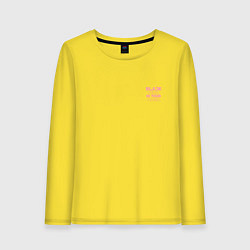 Женский лонгслив Black pink in your area - мини