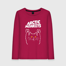 Женский лонгслив Arctic Monkeys rock cat