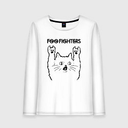Женский лонгслив Foo Fighters - rock cat