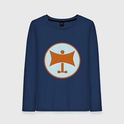 Лонгслив хлопковый женский Одрисское царство Total War: Rome II, цвет: тёмно-синий