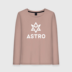 Женский лонгслив Astro logo