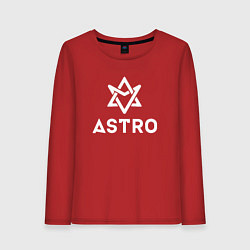 Женский лонгслив Astro logo