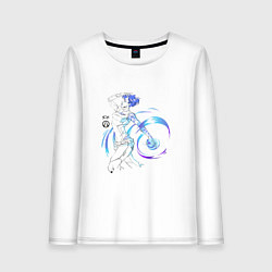 Лонгслив хлопковый женский Майя Borderlands, цвет: белый