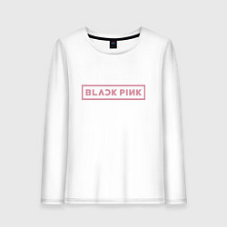 Женский лонгслив Black pink - logotype - South Korea