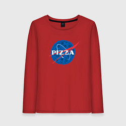 Женский лонгслив Pizza x NASA