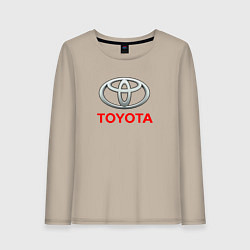 Женский лонгслив Toyota sport auto brend