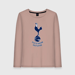 Лонгслив хлопковый женский Tottenham Hotspur fc sport, цвет: пыльно-розовый