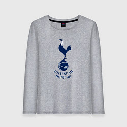 Лонгслив хлопковый женский Tottenham Hotspur fc sport, цвет: меланж
