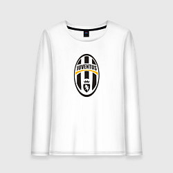 Лонгслив хлопковый женский Juventus sport fc, цвет: белый