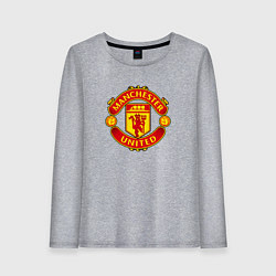 Женский лонгслив Манчестер Юнайтед фк спорт