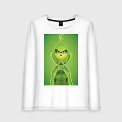 Женский лонгслив Коварный Гринч похититель Рождества