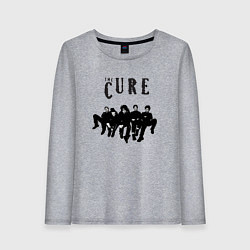 Лонгслив хлопковый женский The Cure - A Band, цвет: меланж