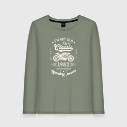 Лонгслив хлопковый женский Классика 1983, цвет: авокадо