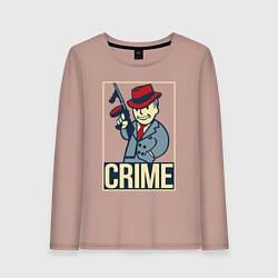 Женский лонгслив Vault crime