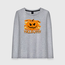 Женский лонгслив Orange holiday halloween