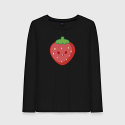 Женский лонгслив Клубника - suika game