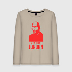 Женский лонгслив Jordan in red