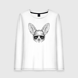 Женский лонгслив Фенек в очках