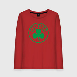 Женский лонгслив Boston Celtics clover