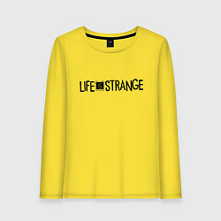 Женский лонгслив Лайф из стрендж лого