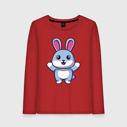 Женский лонгслив Hello bunny