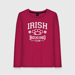 Женский лонгслив Ирландский бокс